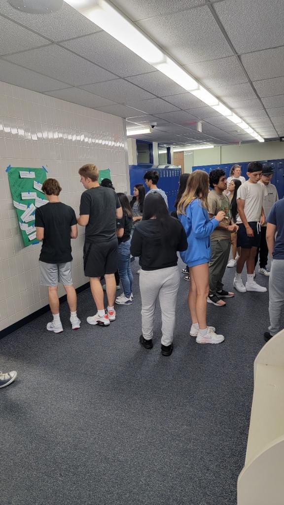 MsMattWildcat's tweet photo. Creating class norms! #214firstdays https://t.co/Wm5orDpo6m