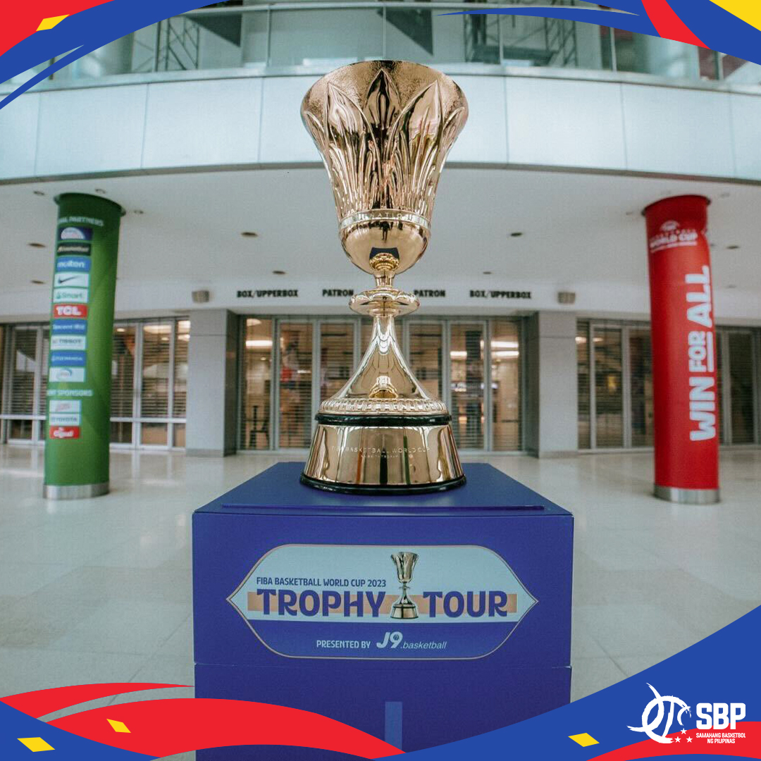 officialSBPinc's tweet photo. In its first day in Manila, the Naismith Trophy tour went around all the playing venues in this FIBA Basketball World Cup 2023, as it made stops in the Mall of Asia Arena, Aranete Coliseum, and the Philippine Arena.

#NaismithTrophyTour
#FIBAWC
#WinForAll https://t.co/KQpyJkwMjg