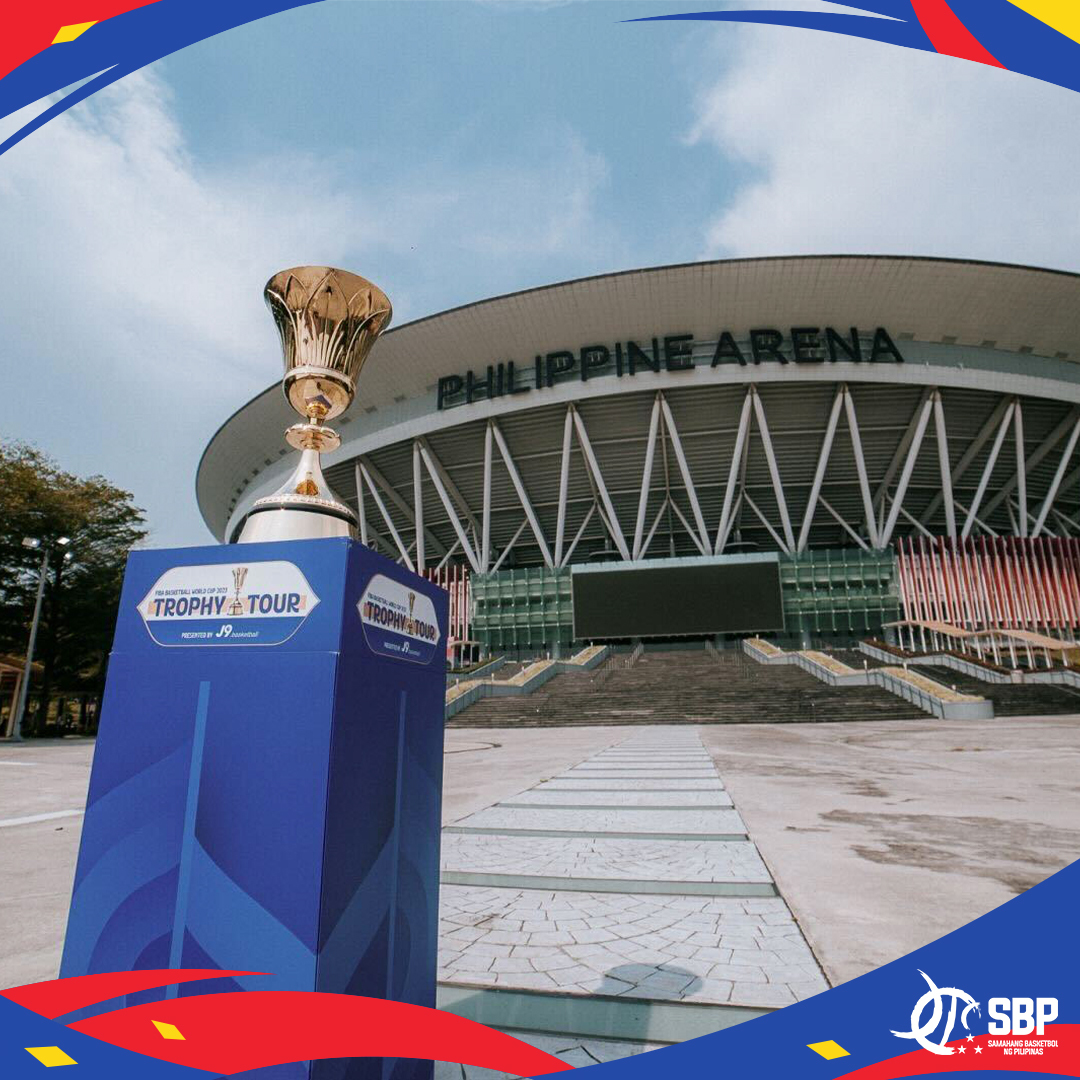 officialSBPinc's tweet photo. In its first day in Manila, the Naismith Trophy tour went around all the playing venues in this FIBA Basketball World Cup 2023, as it made stops in the Mall of Asia Arena, Aranete Coliseum, and the Philippine Arena.

#NaismithTrophyTour
#FIBAWC
#WinForAll https://t.co/KQpyJkwMjg