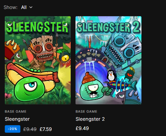 Zonitron/Silicon Echo are back.

The previously banned Steam developers got banned for spamming almost 200 games onto Steam across 15 different accounts.

They are now on the Epic Game Store under the name "Bearbones Crew" with some of their older asset flips appearing there.