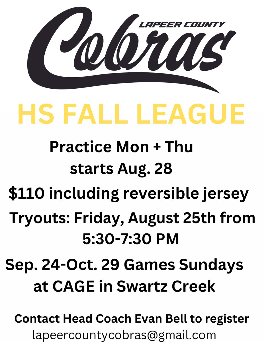 Lapeer County Cobras tweet media