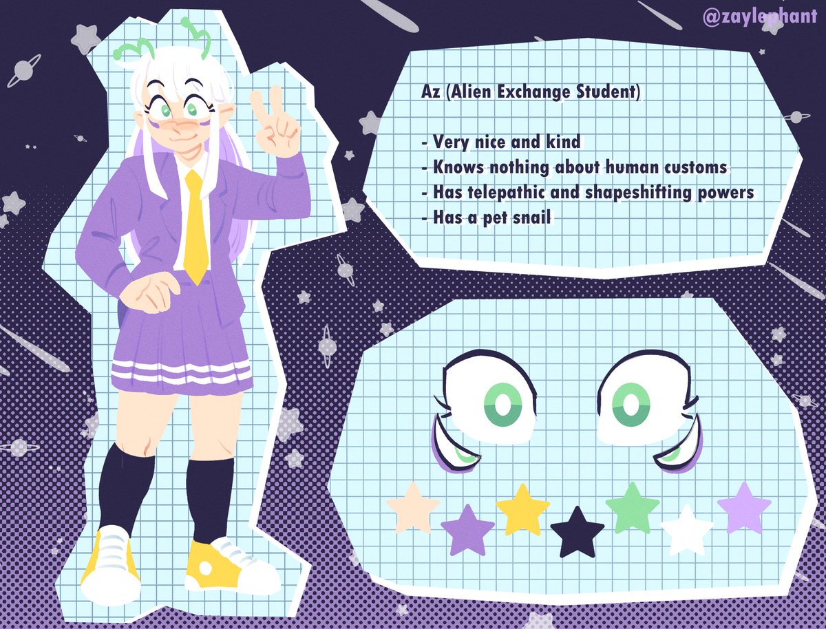 zaylephant's tweet photo. Just an OC of mine #OC https://t.co/8ATJJcALte