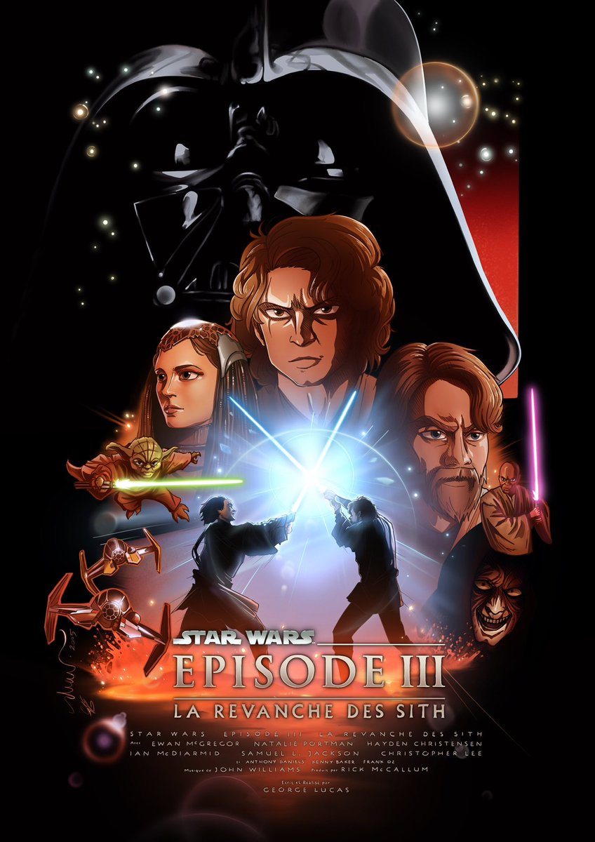 MvhGraphiste's tweet photo. Star Wars III : La Revanche des Sith

Cette affiche se base sur le travail de Drew Struzan, illustrateur original de l’affiche du film.

#GraphicDesign https://t.co/1ZDmBSR5Z6