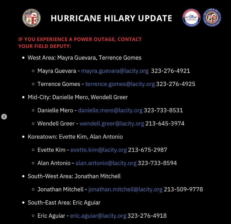 WCKNC_LA's tweet photo. Hey K-town! Hurricane Hilary / Huracán Hilary / 허리케인 힐러리 is coming. Here's critical info from CD10 for how to prepare and get help. https://t.co/zHBwVIDFAK