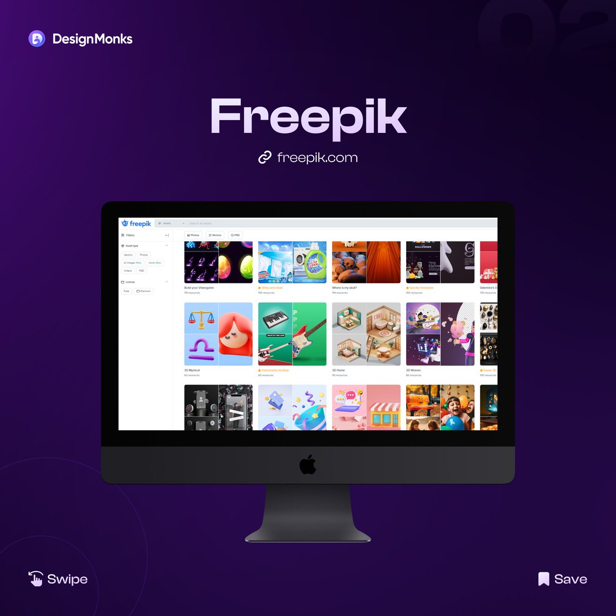 design_monks's tweet photo. Uncover an array of 3D resources that will enhance your design endeavors, whether you're crafting a website or developing striking graphics.
#DesignEnhancements #3DResources #CreativeElements #TypographyOptions #ProfessionalDesign #WebDevelopment #GraphicsDesign #VisualCreativity https://t.co/blkbR8nag4