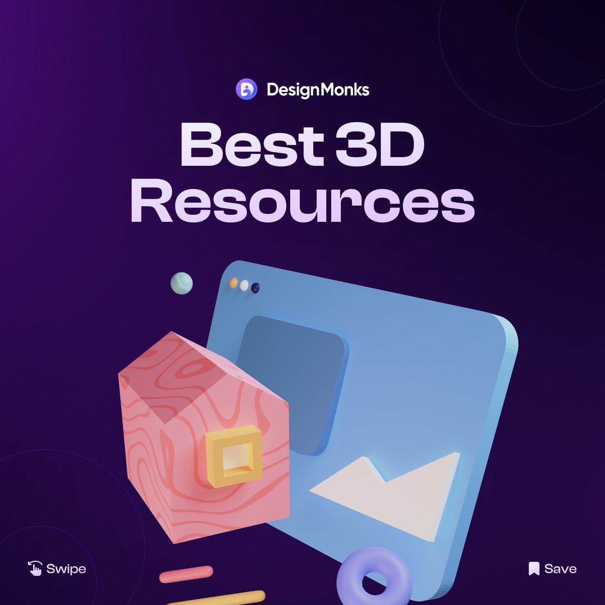 design_monks's tweet photo. Uncover an array of 3D resources that will enhance your design endeavors, whether you're crafting a website or developing striking graphics.
#DesignEnhancements #3DResources #CreativeElements #TypographyOptions #ProfessionalDesign #WebDevelopment #GraphicsDesign #VisualCreativity https://t.co/blkbR8nag4