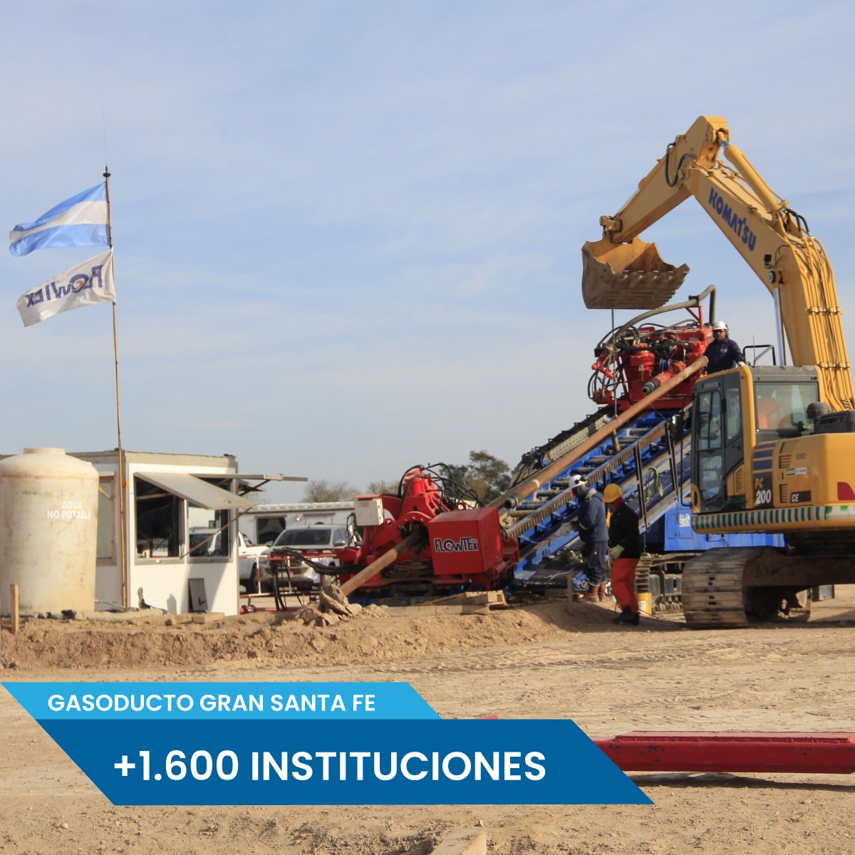 ENERFE_SF's tweet photo. ⬆️Con el #Gasoducto #GranSantaFe + 1.600
Instituciones se verán beneficiadas y tendrán mejoras diarias en sus actividades. Nuestro propósito está cerca, continuamos trabajando💪🏻
#santafe #elcruce #enerfe #gsf
@silvinafrana @misph_sf @juancesoni @juandangelosante @omarperotti https://t.co/T8osll50Om
