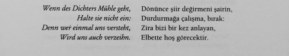 insandedigin's tweet photo. “Zira bizi bir kez anlayan,
Elbette hoş görecektir.”

[Johann Wolfgang von Goethe / Doğu-Batı Divanı] https://t.co/CJHdK2SFqb