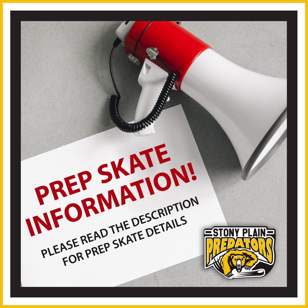 SPMHA_Predators's tweet photo. Prep skates are going live at noon today, so please don't wait to sign up.  
https://t.co/F5SNsJn27E
•Only sign up for 1 of each skate
•For prep games, please sign up under the suggested tiering for that game time based on your player's placement last year. https://t.co/vVje33WpBh