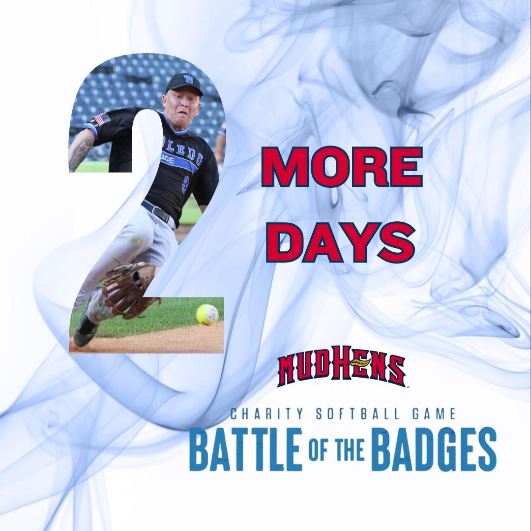 Toledo_PD's tweet image. Only two days left until the Battle of the Badges Charity Softball Game! Don't miss your chance to support a great cause and enjoy some friendly competition between #toledopolice and #toledofire. Grab your tickets today!

🎟️🎟️ bit.ly/mh_badges