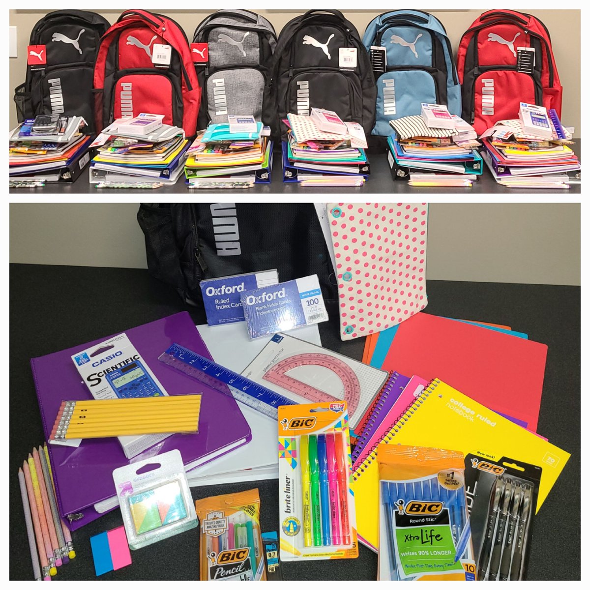 FrontierUS's tweet photo. Community engagement is deeply ingrained in the culture of #FrontierUS. Today, we’ll drop off teen backpacks at our local Child &amp; Family Services. This is our second year helping to provide backpacks and school supplies to set these teens up for a successful school year! https://t.co/RLZvwoilFE