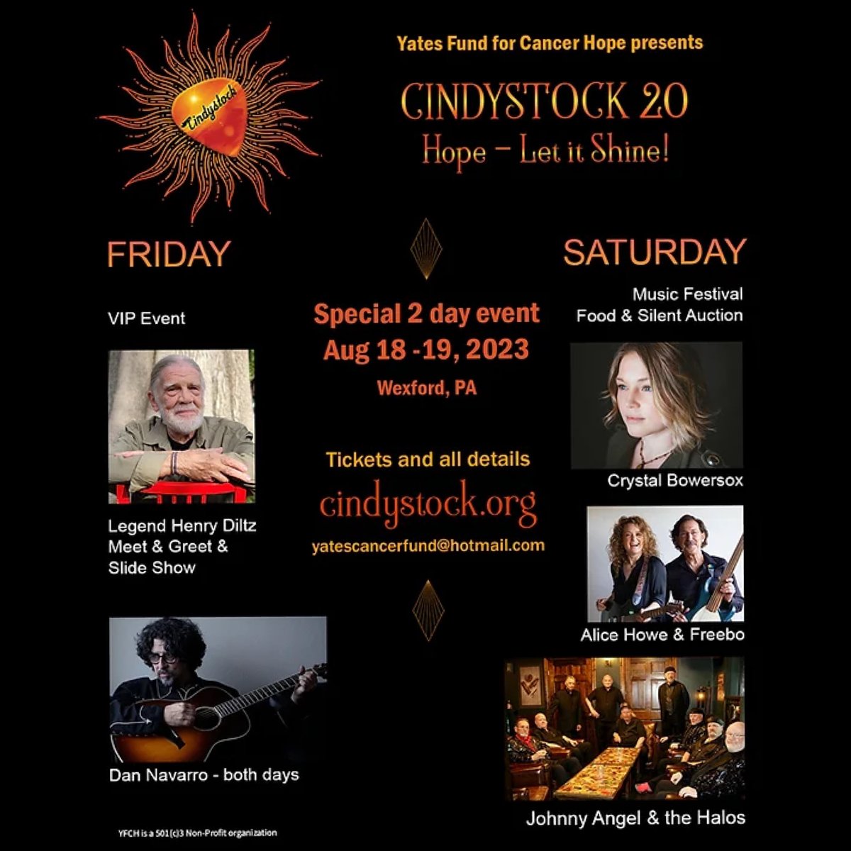 #ICYMI on #MazdaMonday, there is so much to do in #Pittsburgh this weekend! Including the 20th annual #Cindystock Music Festival featuring live tunes, food and music benefiting great cause! #SupportLocal #PittsburghEvents #Mazda 

Get event tickets here: cindystock.org