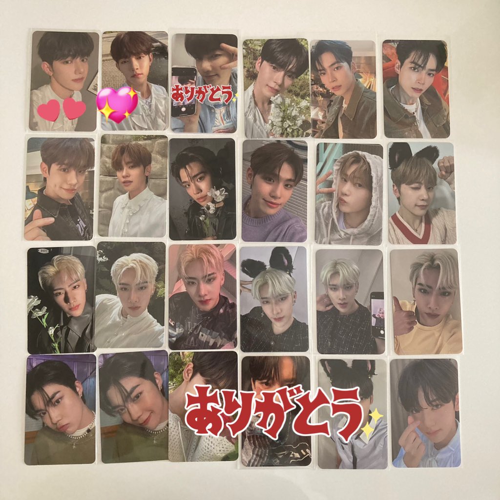 Zha_o25's tweet photo. @y8k3n 検索よりお声掛け失礼します🙇🏻‍♀️
当方タワーレコードのジウン所持しておりますが💖をつけたジャンハオとの交換は可能でしょうか？ご検討よろしくお願いします。 https://t.co/hEwBQcuO4E