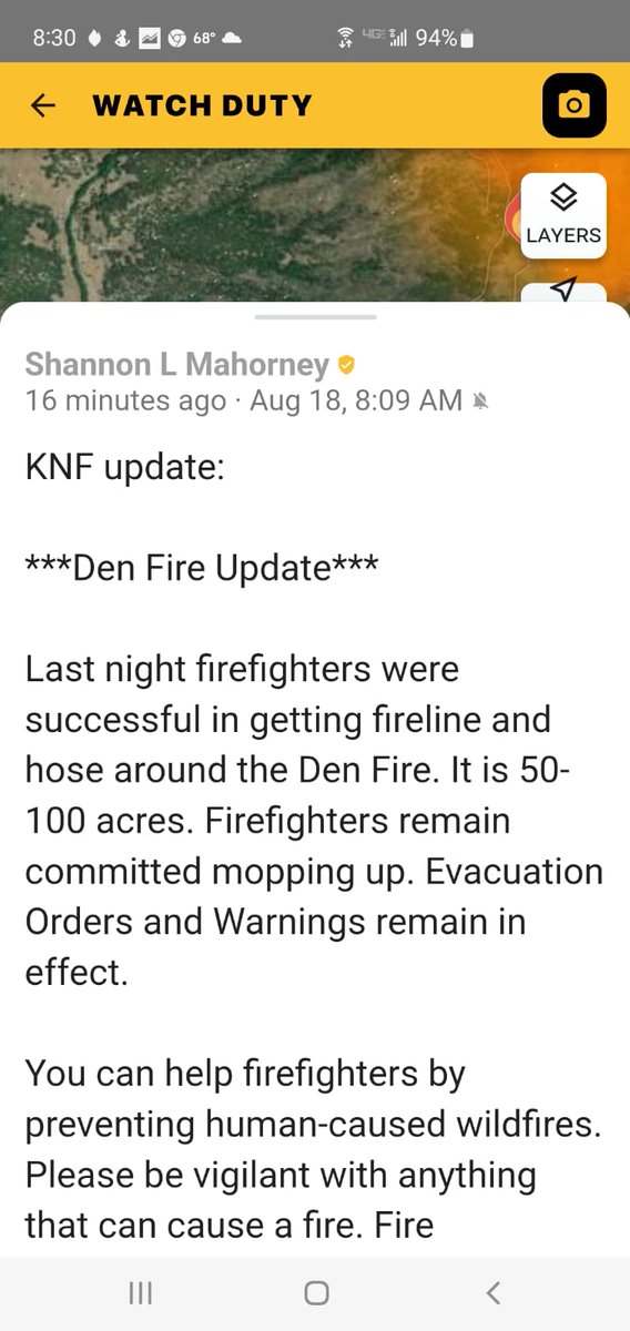 KaliforniaDhar1's tweet image. So #DenFire in Klamath River, CA right above our farm blew up last night.
Forest services crew were awesome. Walked them through the property, showed all the fire defensive resources they can use in case.
Slept 4 hrs in RV. Heading back to check on critters &amp;amp; generator, freezer