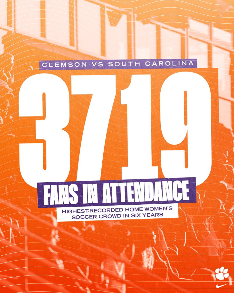 THANK YOU FANS 🧡

Last night was our highest recorded attendance at Riggs for Women’s Soccer since 2017! 👏