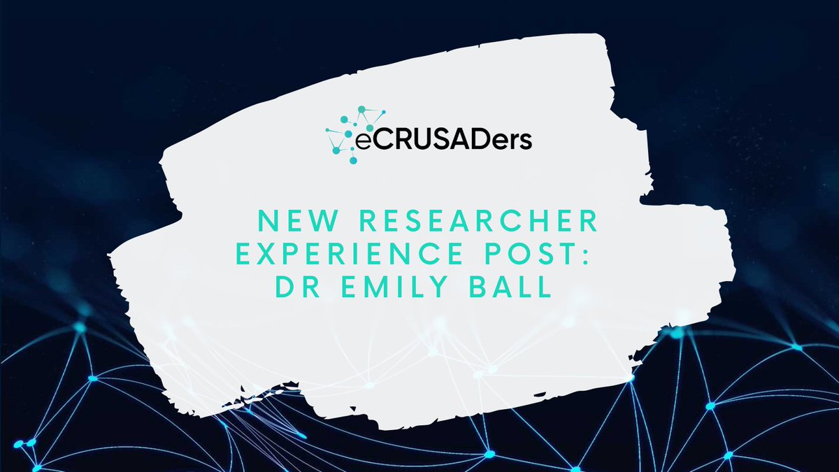 📢 New Researcher Experience post just published ➡️edin.ac/3E4bEmQ⬅️ @DrEmilyBall shares her experience and some top-tips for fellow eCRUSADers #datachangeslives #datasaveslives #peoplemakedata #ecrusad #datascience