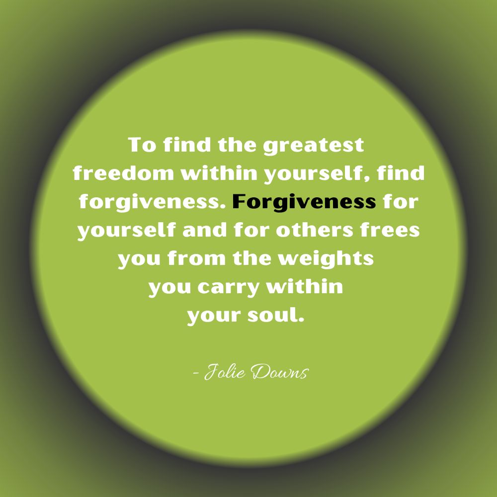 To find the greatest freedom within yourself, find forgiveness. Forgiveness for yourself and for others frees you from the weights you carry within your soul. 

#InnerFreedom
#ForgiveAndFree
#ForgivenessJourney
#ReleaseResentment
#freshbloodpodcast
#thrivingafter40