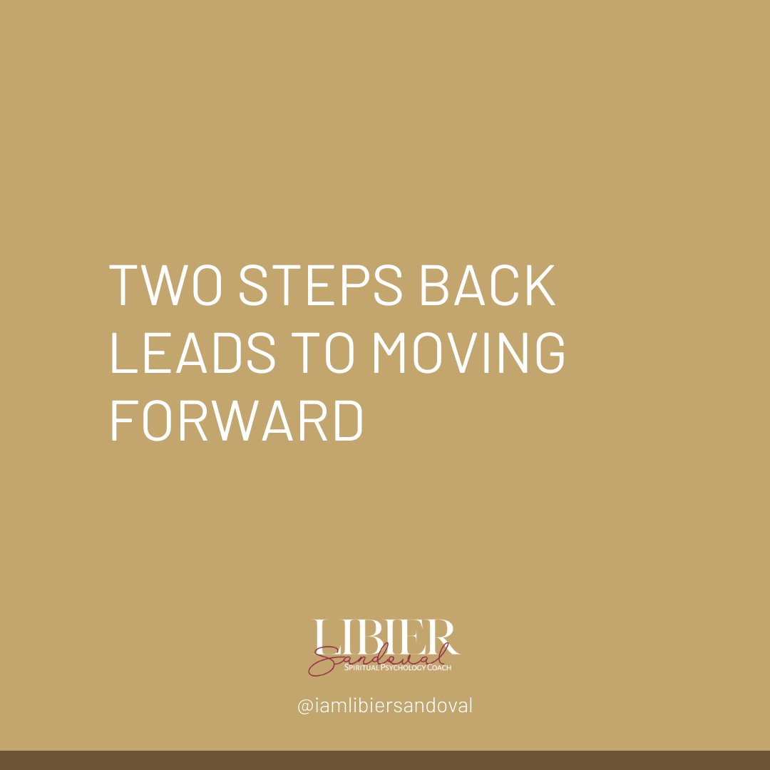Sometimes those backward steps are exactly what we need to propel ourselves forward.

#journeyoflife #twostepsback #leapforward #toughselflove  #healingfromwithin #selfdiscoveryjourney #selflove #alignmentofthesoul #growthmindset #burnout #burnoutrecovery #quantumleap