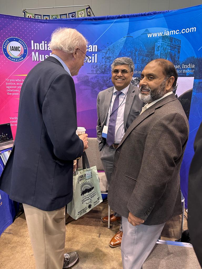 IAMCouncil's tweet photo. Today's the last day of the Parliament of the World's Religions — come say hi at booth 549. #PoWR2023 https://t.co/RXFuwe2Cb2