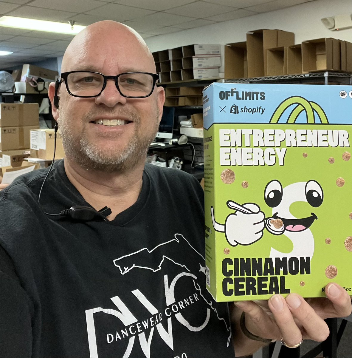 Living the Entrepreneur life! Thanks <a href="/harleyf/">Harley Finkelstein</a> and <a href="/Shopify/">Shopify</a>! Thanks <a href="/offlimits/">OffLimits™️</a> for this cool box!