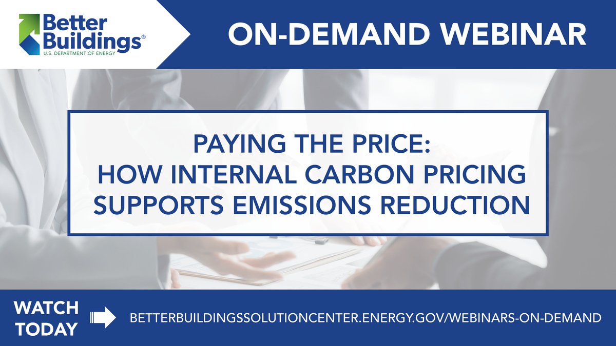 #ICYMI! Our on-demand webinar ft. #BetterPlants partners @chemours @Cummins & @SaintGobainNA is up. Learn how to leverage internal carbon pricing to gain support & approval for decarbonization projects. Watch now: ow.ly/ncmB50PqipF