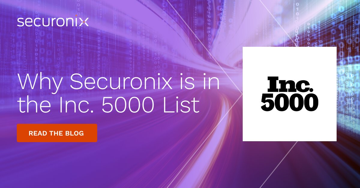 2 years on the #Inc5000 list &amp; climbed 600 spots higher! Persistence pays off. Here's to more! #Success #Growth

#Inc5000 #Success #Growth #Achievement #Enterprise sc.securonix.com/u/vK7cjO