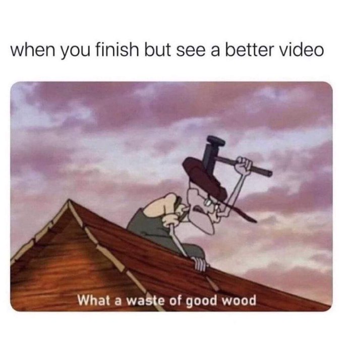 Morning wood is superior wood and I'll die on this hill https://t.co/XiRQFL39Qu