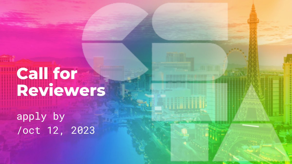 Help us make #CSTA2024 the best conference yet! Apply to review presentation proposals here: ow.ly/aR7C50PmemX