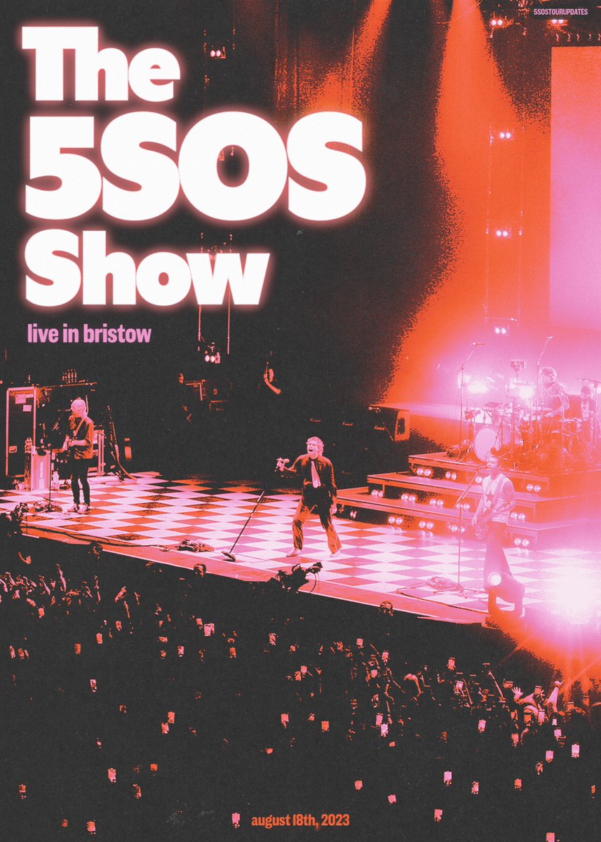 5SOST0URUPDATES's tweet photo. The 5SOS Show: Live in Bristow

August 18th, 2023

#The5SOSShowBristow https://t.co/ppvdLe8R4D