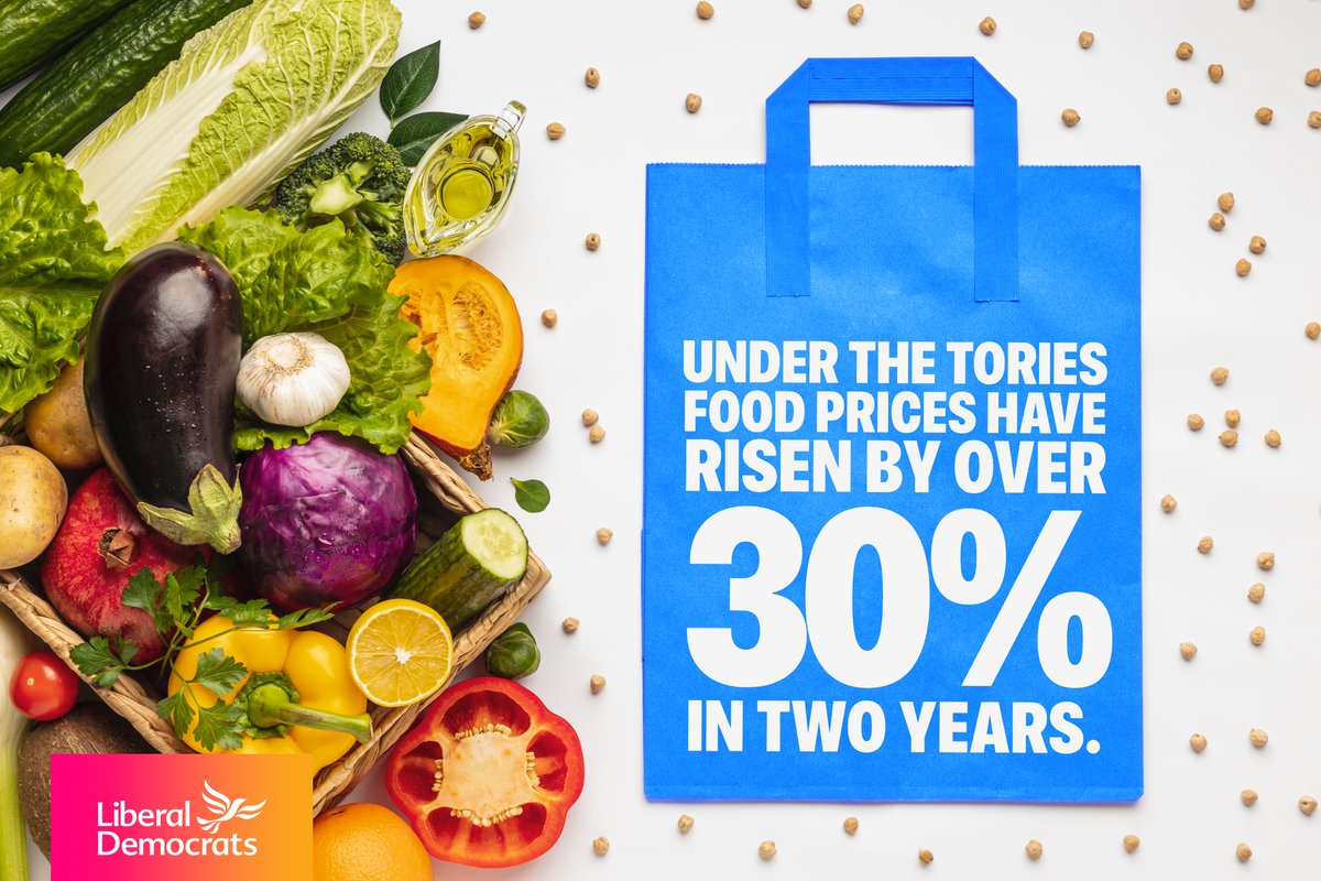 Rishi Sunak has failed people on food inflation. 

His out of touch Government is happy to stand by as millions struggle just to pay for the weekly shop.

Unless there is a clear plan to tackle rising food prices, anything else Rishi Sunak says is just another empty promise.