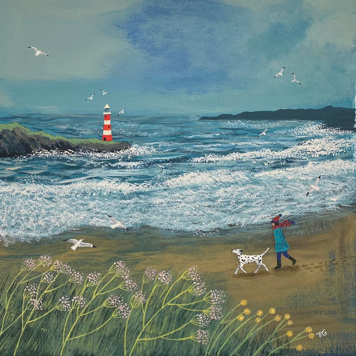 marysia_cc's tweet image. Jo Grundy , ‘Windswept’
