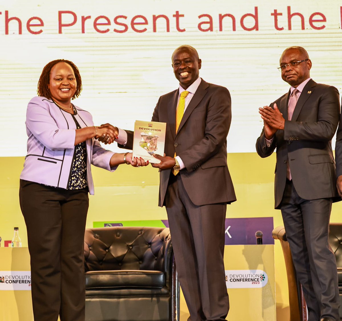 rigathi's tweet image. We have no room for failure in Devolution because it is the anchor of the Kenya Kwanza Transformation Agenda. 

Over the last 10 years, Devolution has revolutionised development across the country.

As we closed the 8th Devolution Conference today, we celebrate the milestones