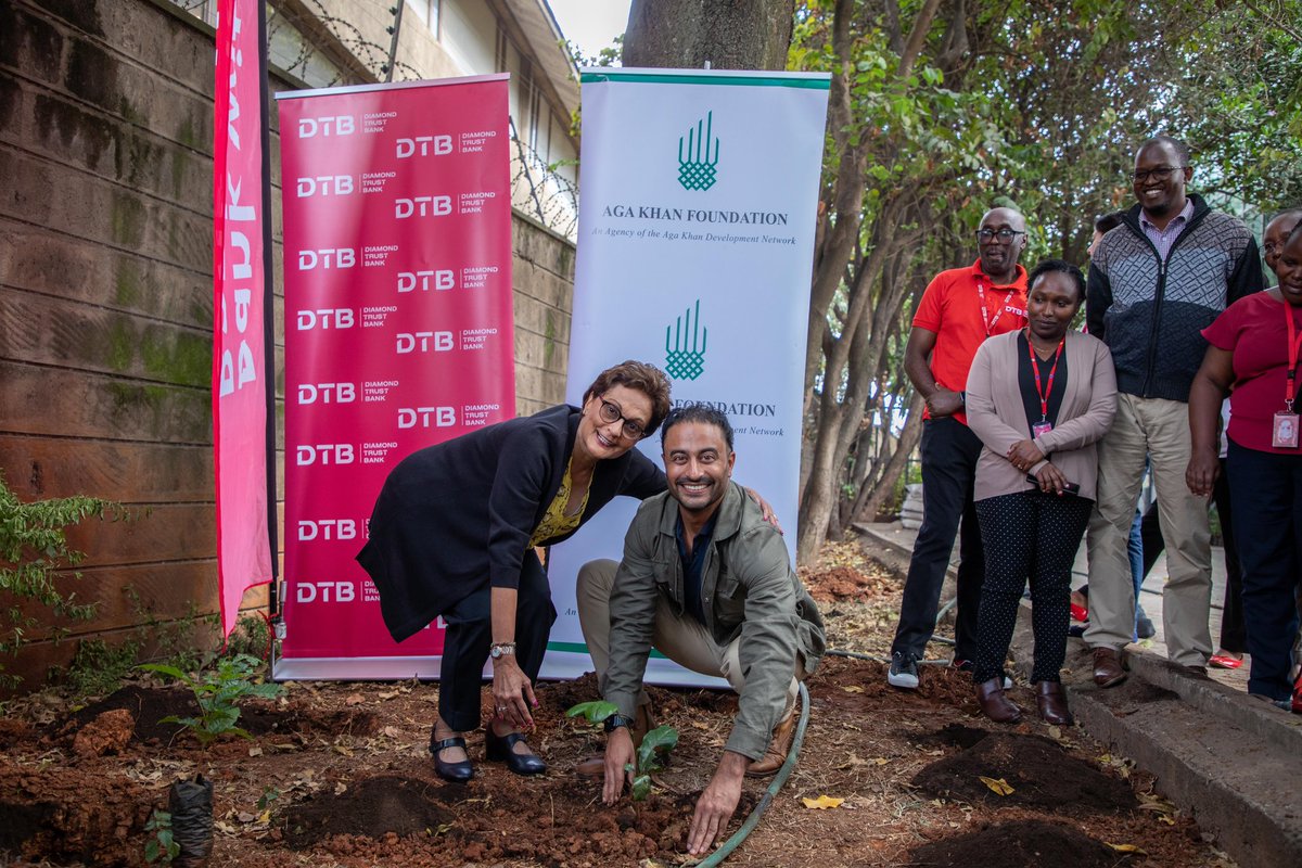DTBKenya's tweet photo. We are thrilled to announce a partnership between DTB and @AKF_Global on planting and growing micro forests 🌳
A micro forest is a small, biodiverse forest, typically 100 squared meters in size with higher carbon offsetting potential and survival rates compared to conventional forests.
Under the partnership, we will be planting 110 micro forests in 70 sites across Kenya, with over 22,000 trees by the end of 2023. The first micro forest in Kenya was planted at DTB Centre, led by DTB Group CEO, Nasim Devji, and AKF Regional CEO, Riaz Nathu.
This initiative is aligned to DTB’s Sustainability & Citizenship agenda and net zero ambitions as well as AKF’s Growth Initiative.
#MuchMoreThanTrees