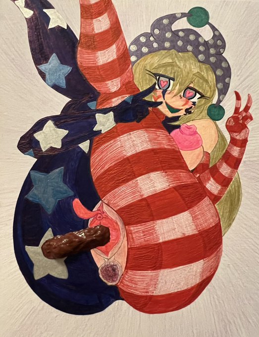 松明を立体感出す模索(ぷっくりデコペン) 