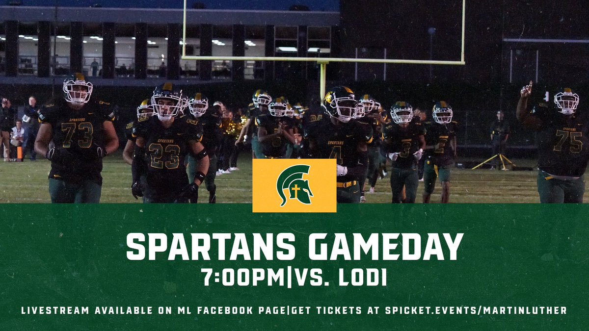 LETS GO SPARTANS!! <a href="/MartinLutherHS/">Martin Luther HS</a>