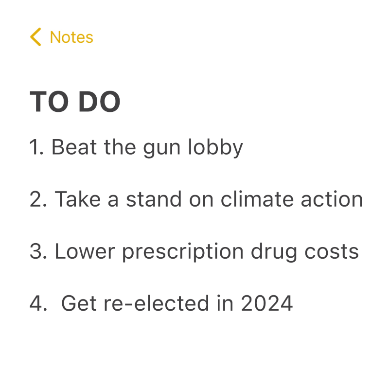 ChrisMurphyCT's tweet photo. A donation to show your support can help my campaign gather the resources needed to check these items off of our to do list. Chip in today so we can get these things done.