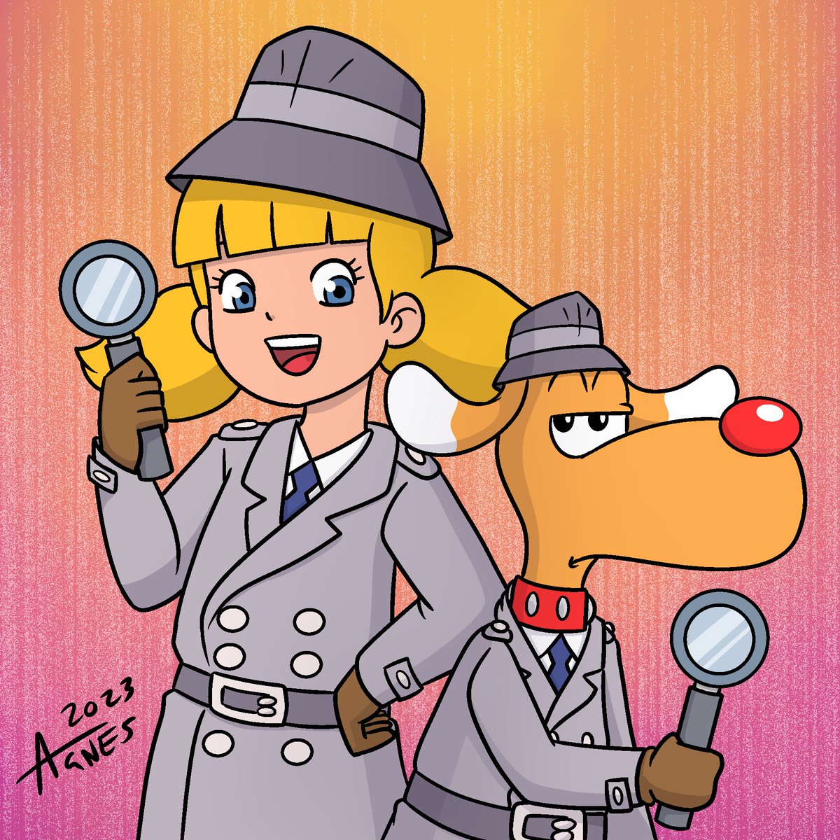 For SDCC I launched three mission cards for @gamisodes ! To celebrate the launch I did a live draw and I drew Penny and Brain cosplaying as Inspector Gadget!

What is your favourite cartoon growing up?

#inspectorgadget #pennyandbrain #nostalgia #80s #cartoon #fridayflashback