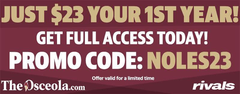 The #Noles are primed for an incredible season! And now you can get full, comprehensive coverage for just $23 (77% off!!!). Use the link below and get all your #FSU Football content at the best value around. Kickoff vs. LSU just weeks away. 🏈🍢🔥 floridastate.rivals.com/sign_up?promo_…