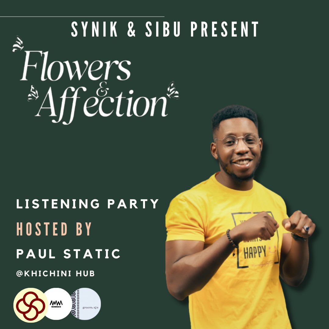 Announcing our offical Host for the Flowers & Affection Listening party, Paulstatic (@Paulstatic) ladies and gentlemen 🔥🔥 See y'all tomorrow at Khichini Hub. FREE ENTRY