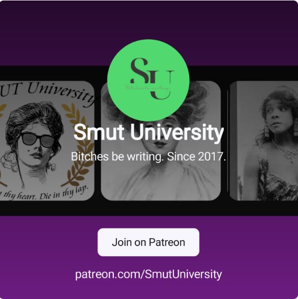 smutuni's tweet photo. Smut U has moved to Patreon. Sign up! #amquerying #amwriting https://t.co/K34oHsOVVt