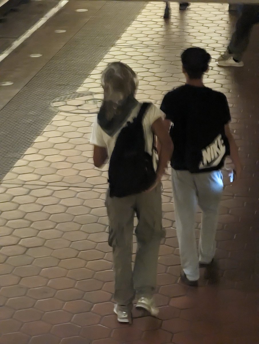 num1sherm's tweet photo. @wmata - just now Bethesda station dude in the do-rag heading northbound in the Shady Grove direction train. Another effing fare evader. https://t.co/BXDubJbjje