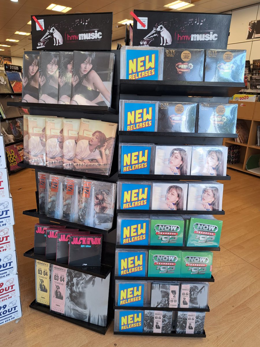 🚨 New Release Friday 🚨 

From Award Winning Hozier to KPOP sensation J-hope, we have it all in store! 

#Hozier #JHOPE #JIHYO #hmv #NewRelease #KPOP