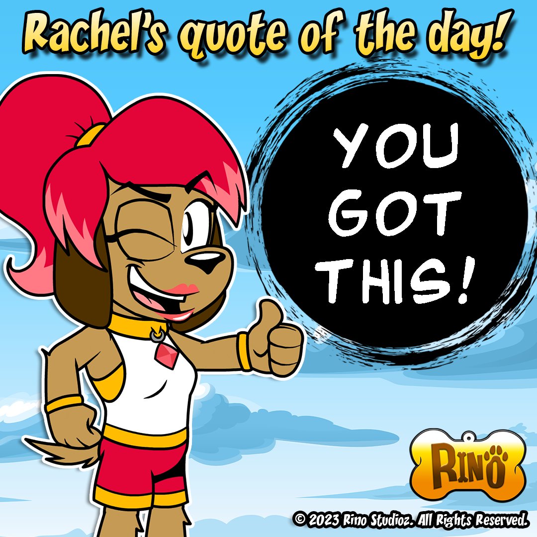 RinoStudioz's tweet photo. Whatever it is you're dealing with right now, you will make it through! Stay strong and believe in yourself! 🔥 💪 
#gooddog #doglover #motivation #motivational #wholesome #inspiration #inspirational #youcandoit #staystrong #cartoon https://t.co/W3ZEYx4cCr