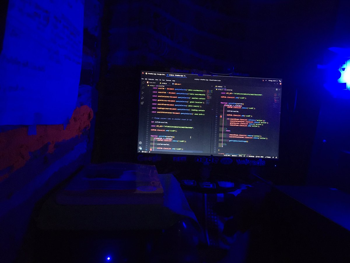 neerajnath155's tweet image. Today i'm still working on my Weather app project and i learned lot of things in this project 👨💻
Also revision like #DOM #function #callbackfunction #ifelse more than twice 🙌
#100DaysOfCode
#coding
#buildinpublic
#learninpublic