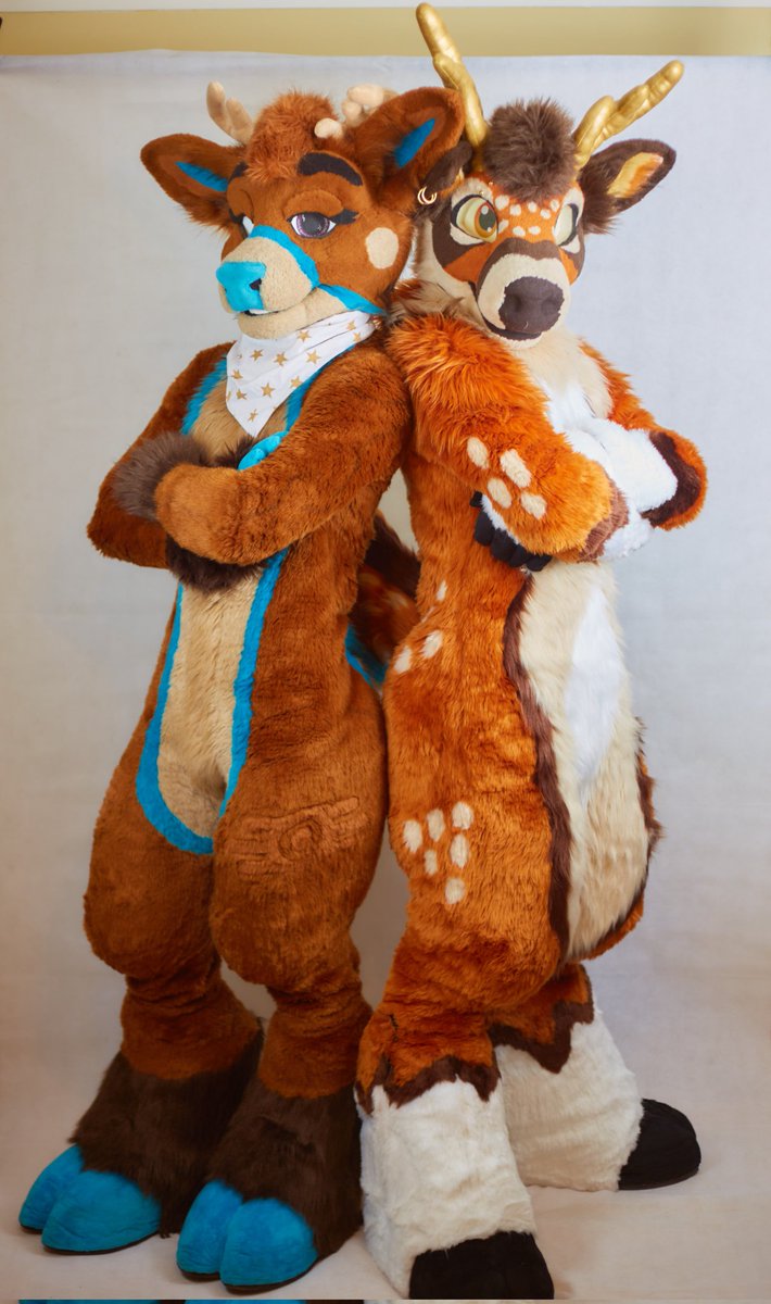 vaultdurito's tweet photo. Yeah... totally didn't forget today was Friday which means it's #FursuitFriday

Double the deerb double the trouble 😉. Think you can handle this much deerb? https://t.co/zVHh47iEtO