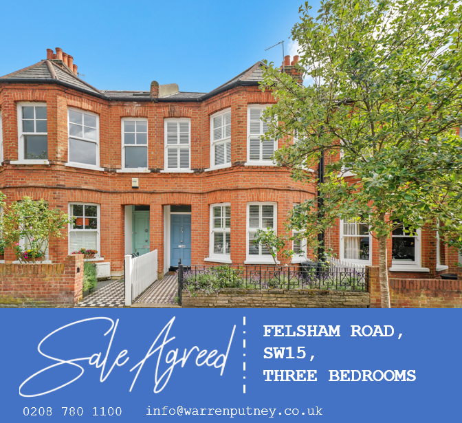 SALE AGREED: A Beautifully Presented Three Bedroom Freehold Mod Terraced House. #putney #house #home #sales #saleagreed #underoffer #threebedroom #property #london #londonproperty #estateagent #realestate #propertiesoninstagram #advertising #marketing