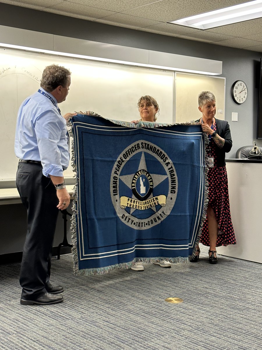 POST_Idaho's tweet photo. POST would like to congratulate Janie Kirtley on a 20-year career with POST! We thank you for your dedicated service and congratulate you on your retirement! https://t.co/shbNBwQ1eh