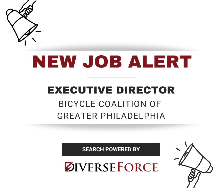 @diverseforce is powering the search for the Director of Communications at the Bicycle Coalition of Greater Philadelphia (BGCP). Check out the full details of this job opportunity by clicking the link below. tinyurl.com/ExecutiveDirec…