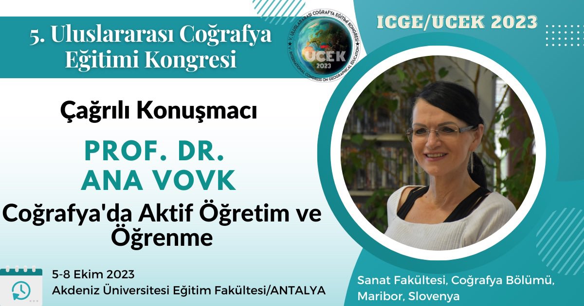 Uluslararası Coğrafya Eğitimi Kongresi tweet media