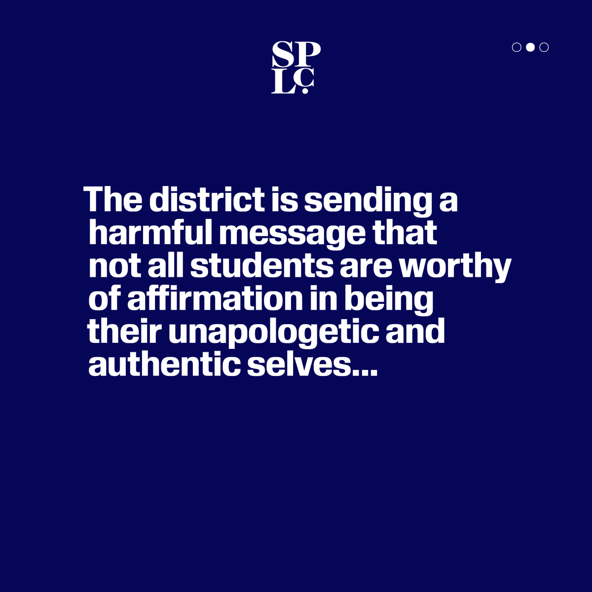 splcenter's tweet photo. The Cobb County School Board has voted to terminate Katie Rinderle - enforcing vague policies & ignoring the tribunal's recommendation not to terminate.
Let it be known that this is not the end for this case as the SPLC continues to #StandWithKatie. Read: https://t.co/7mSP3EhCxP https://t.co/Aekt76YJcF